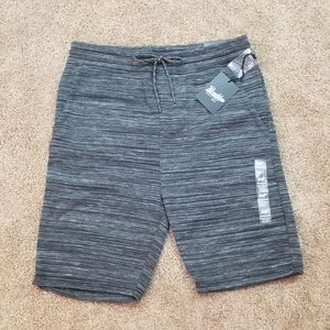 Brooklyn Cloth Black Marled Pull-On Shorts